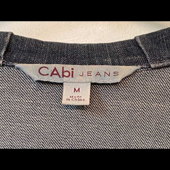 CAbi Lucy Jean Jacket size M - Picture 4 of 7